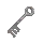 Rough-hewn Shackle Key