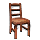 Quaint Wood Crafted Barstool
