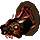 Mounted Flame Goral Head