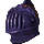 Old Violet Hero's Forge Plate Helm Ornament
