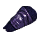 Old Violet Hero's Forge Plate Arms Ornament