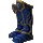 Old Noble Plate Feet Ornament