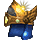 Old Valiant Plate Helm Ornament