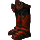 Old Bloodforged Plate Feet Ornament
