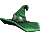 Green Leaf Wizard Hat Ornament