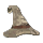 Skull Charm Wizard Hat Ornament