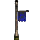 Blue Flagpost Lamp