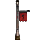 Red Flagpost Lamp