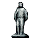 Under-equipped Soldier Statue