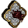 Mounted Red Dragon Head