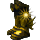 Golden Hero Cloth Feet Ornament