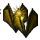 Golden Hero Cloth Hands Ornament