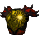 Golden Hero Cloth Chest Ornament