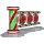 Frostfell Peppermint Candy Fence Section