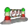 Frostfell Candy Cane Gumdrop Fence