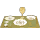 Gold Formal Place Setting