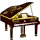 Cherry Rose Baby Grand Piano