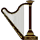 Cherry Rose Grand Harp