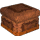 Plush Leather Ottoman