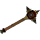 Heavy Spiked Rubicite Hammer Ornament